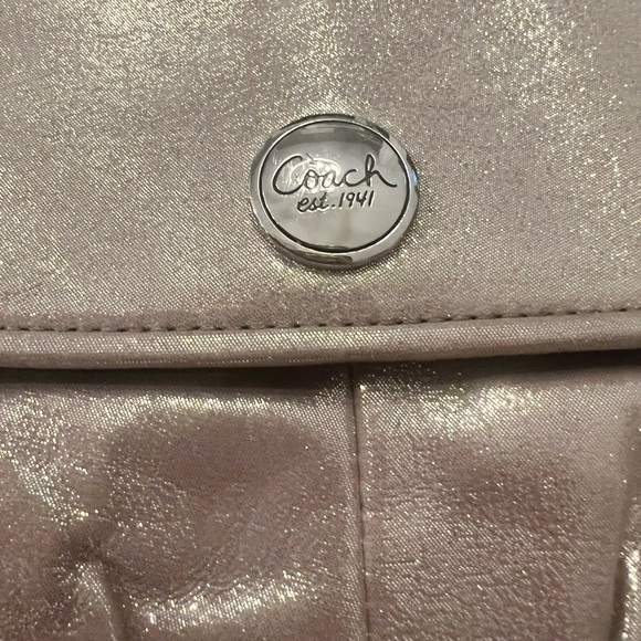 Coach Silver Wristlet - only used 1 time! - Picture 2 of 7